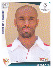 Frederic Kanoute Sevilla FC samolepka UEFA Champions League 2009/10 #429